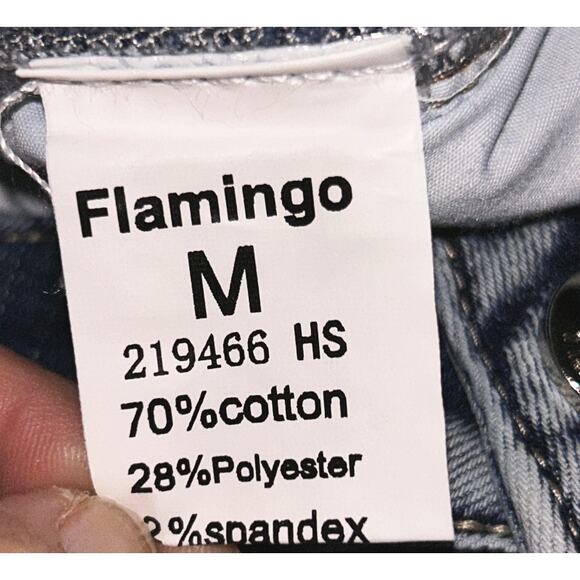 Flamingo High-Rise Ripped Wide-Leg Jeans Medium (26"x31") - Picture 7 of 7